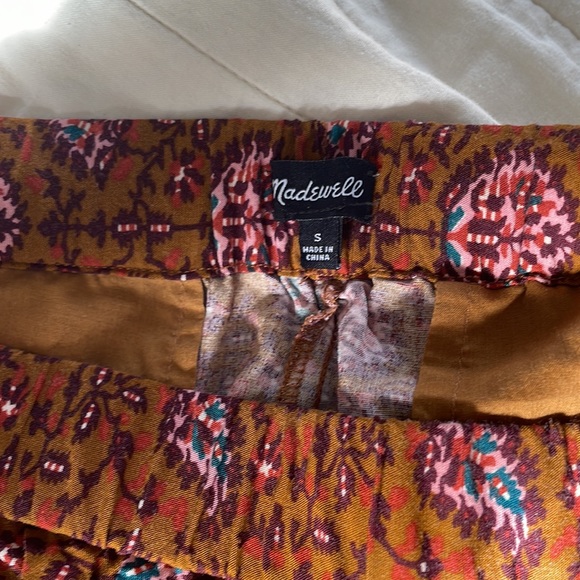 Drapey Pull-On Shorts in Warm Paisley - Picture 6 of 10